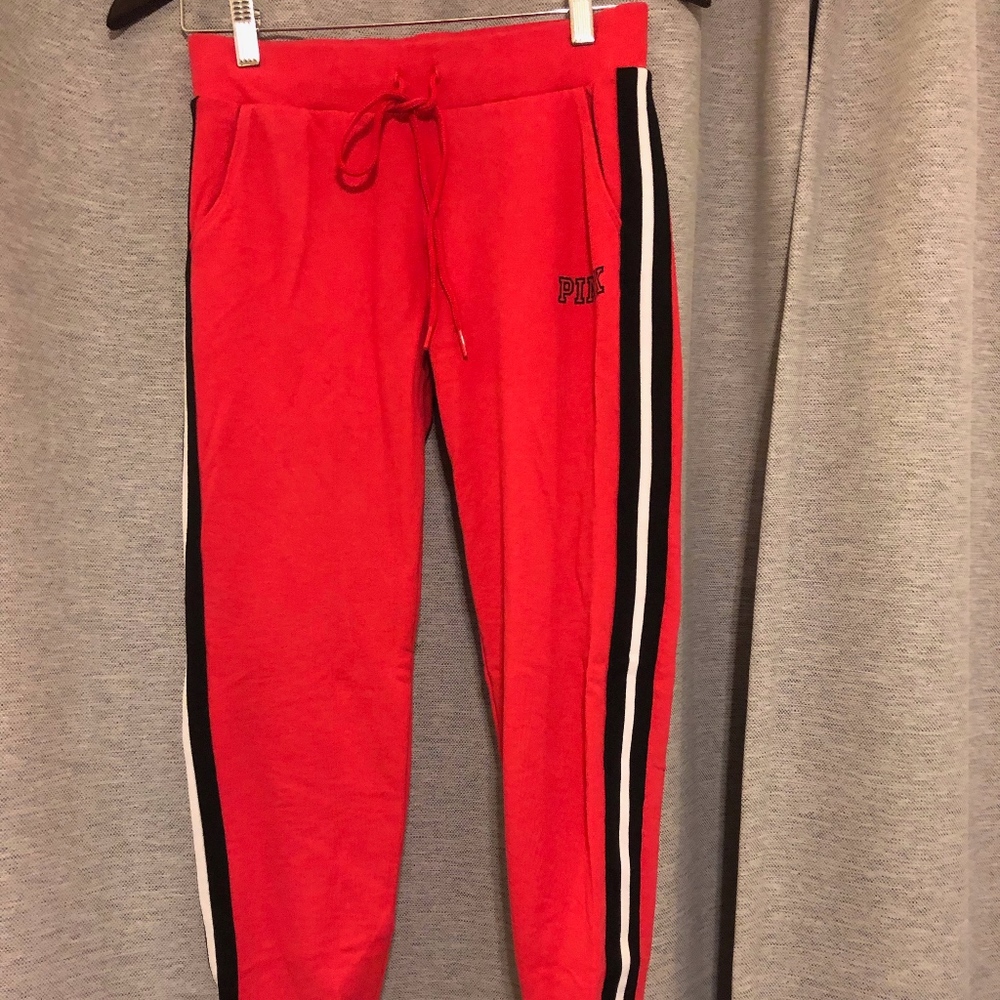 pink brand joggers
